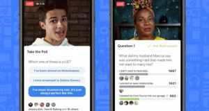 Facebook 推出影片互动新功能，跟上直播猜谜热潮