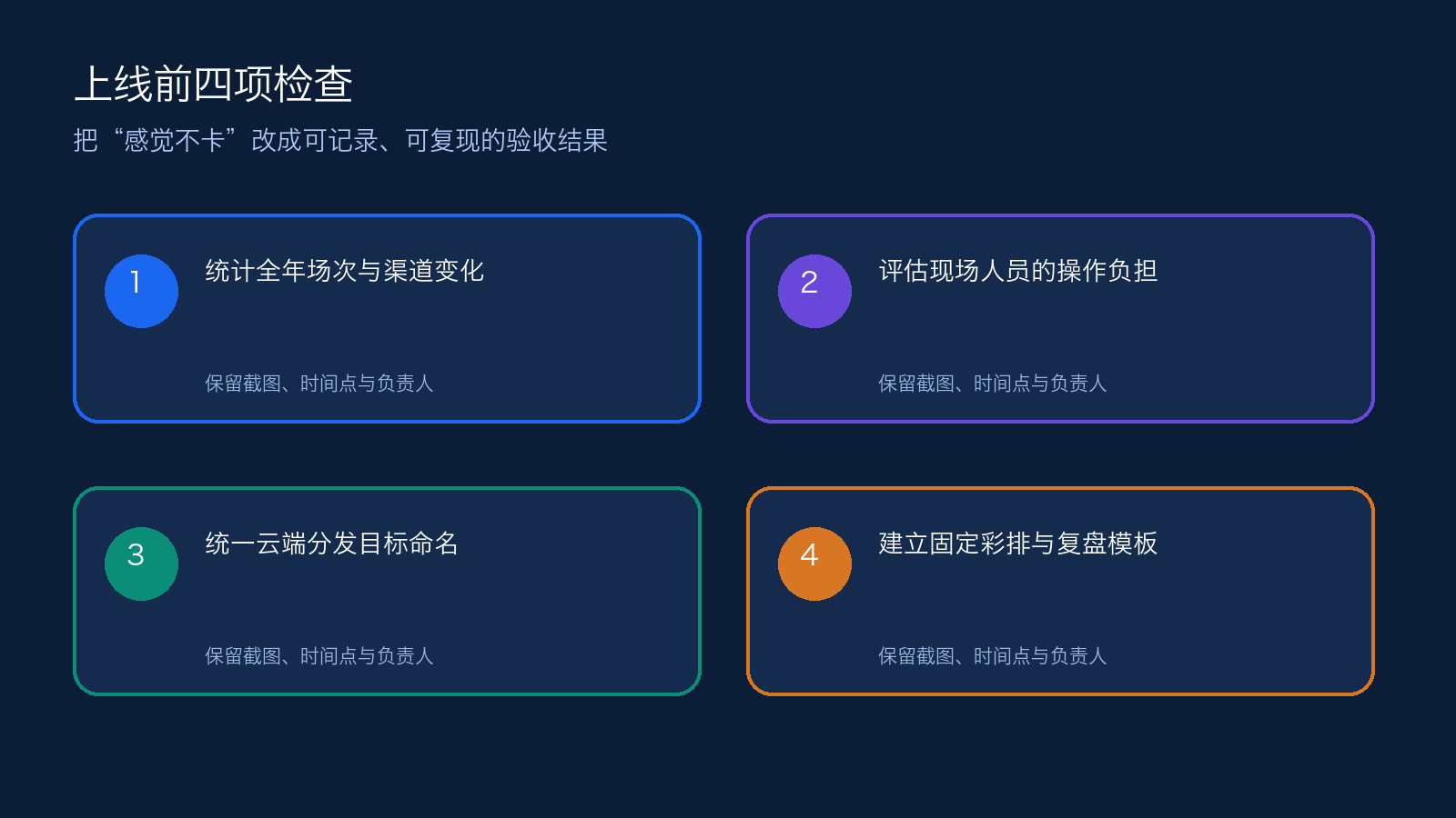 本地多路推流和云端统一转推,哪种方式更适合长期直播的执行清单