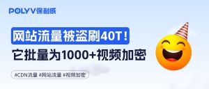 网站流量被盗刷40T！这个工具，批量为1000+视频加密
