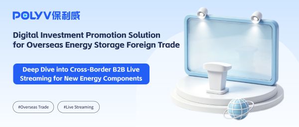 Digital Investment Promotion Solution for Overseas Energy Storage Foreign Trade: Deep Dive into Cross-Border B2B Live Streaming for New Energy Components